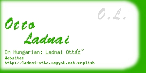 otto ladnai business card